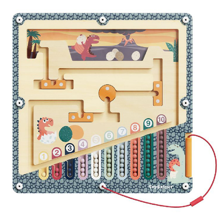 Labyrinthe d'œufs de dinosaures en bois 36m+ 