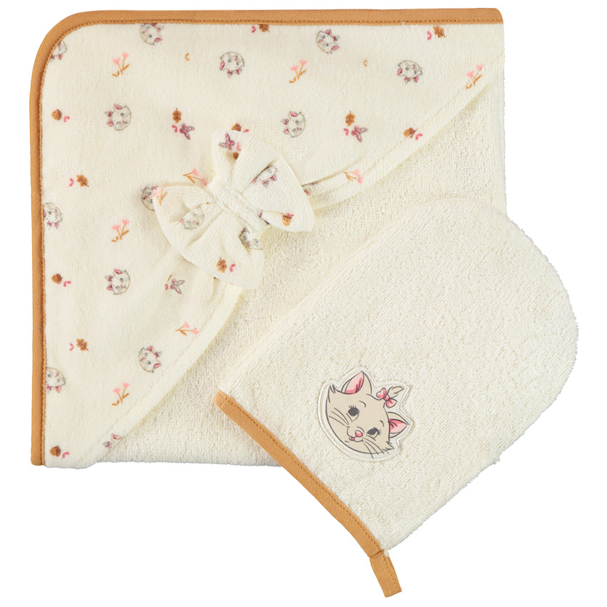 Set van 2-delige badset in badstof Marie Disney voor meisjes 