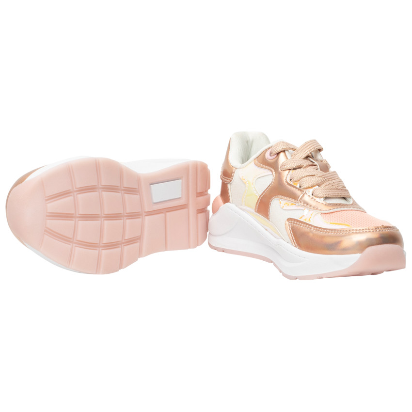 Baskets de sport avec détails irrisés pour fille 