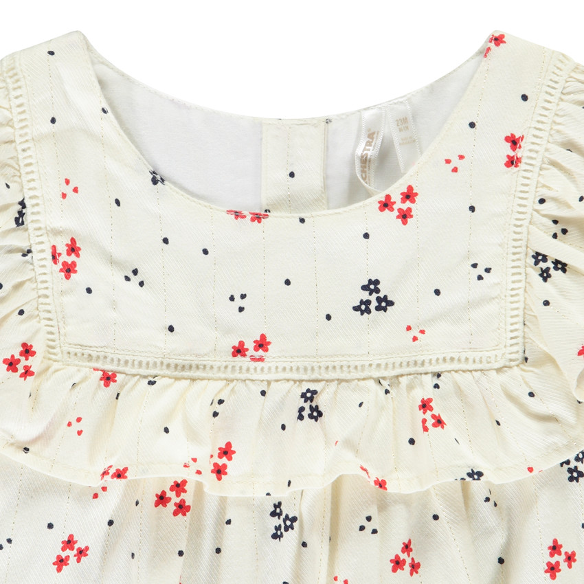 Ensemble 2 pièces avec tunique imprimée pour bébé fille 