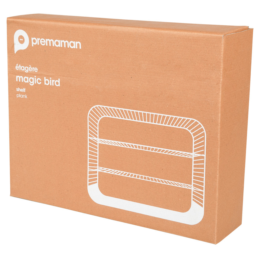 Etagère décorative métal rose 