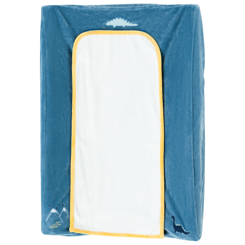 Housse de matelas à langer en polyester Mes amis les dinos 