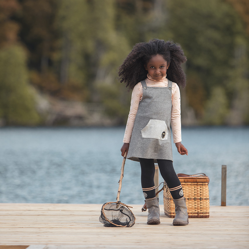 Lot de 2 collants épais motif Smiley 