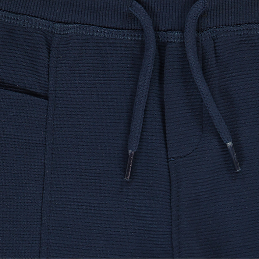 Effen joggingbroek van ottoman molton voor babyjongens 