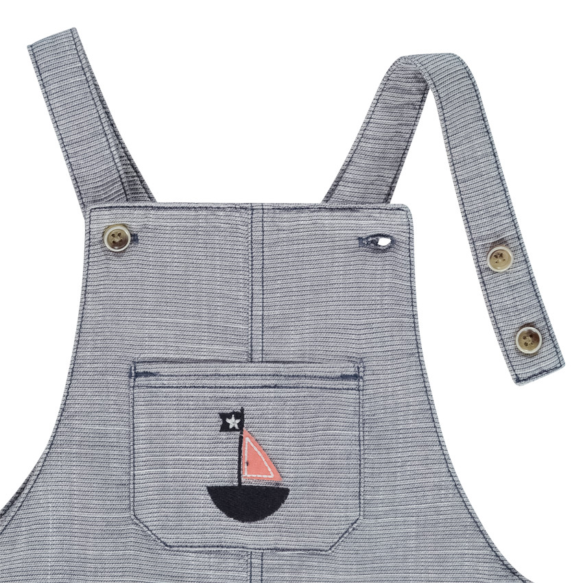 Tweedelig setje honingraat t-shirt voor baby jongen 