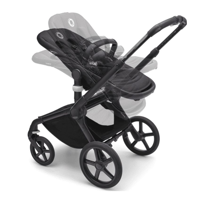 Poussette Base FOX 5 -Chassis Graphite/Gris Chiné 