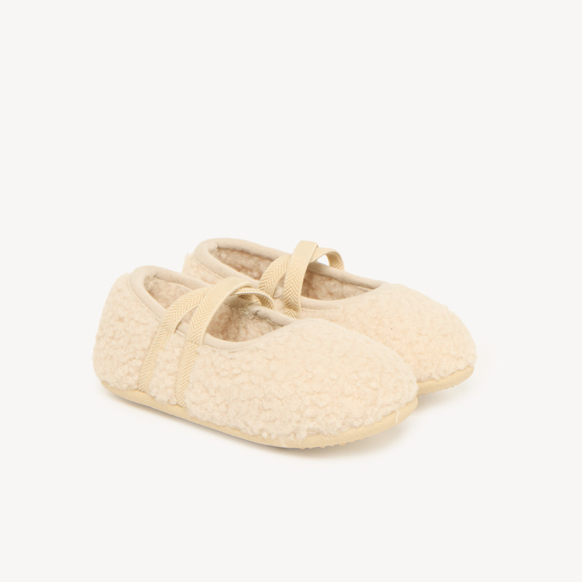 Babies meisjes pantoffels van bouclette 