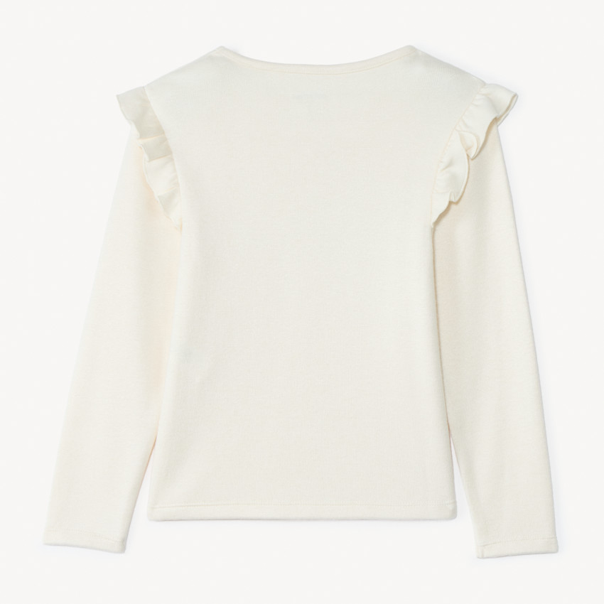 Set pyjama long en coupé-cousu printé pour fille 