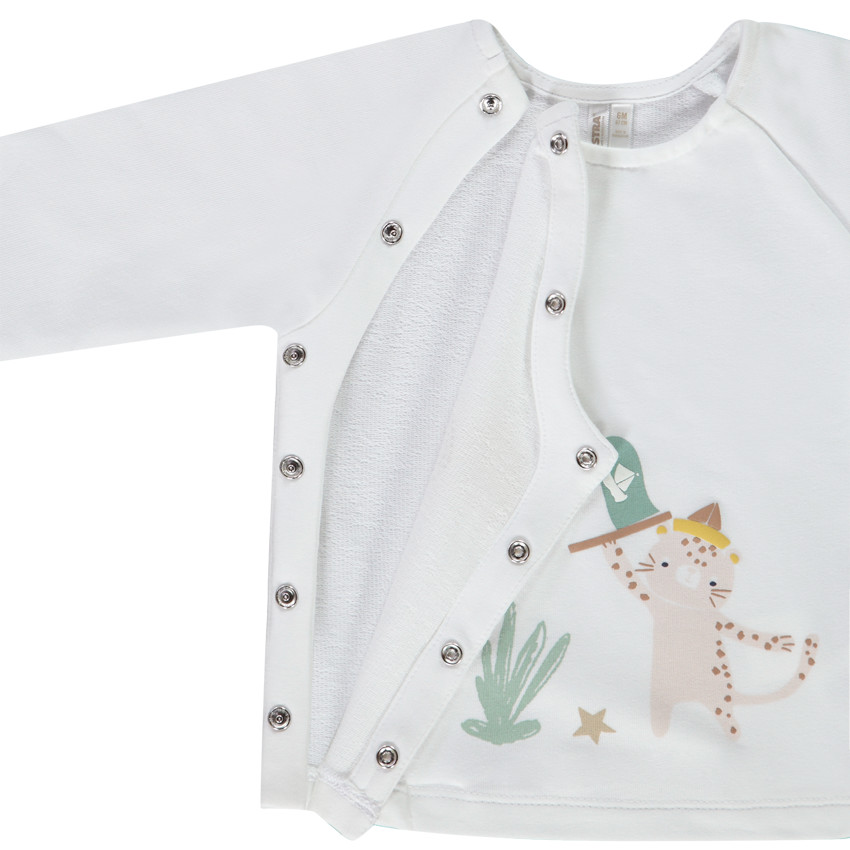 Ensemble 2 pièces en molleton pour bébé garçon 