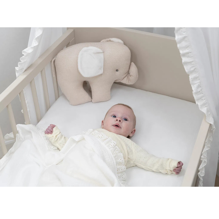 Couverture berceau Calm - Lin chaud 70x95 cm 