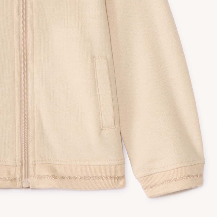 Ludiek fleece vest met capuchon voor meisje baby 