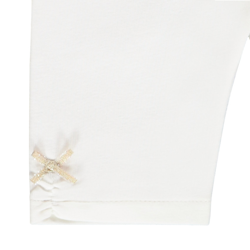 Ensemble de cérémonie tunique en plumetis + corsaire pour bébé fille 