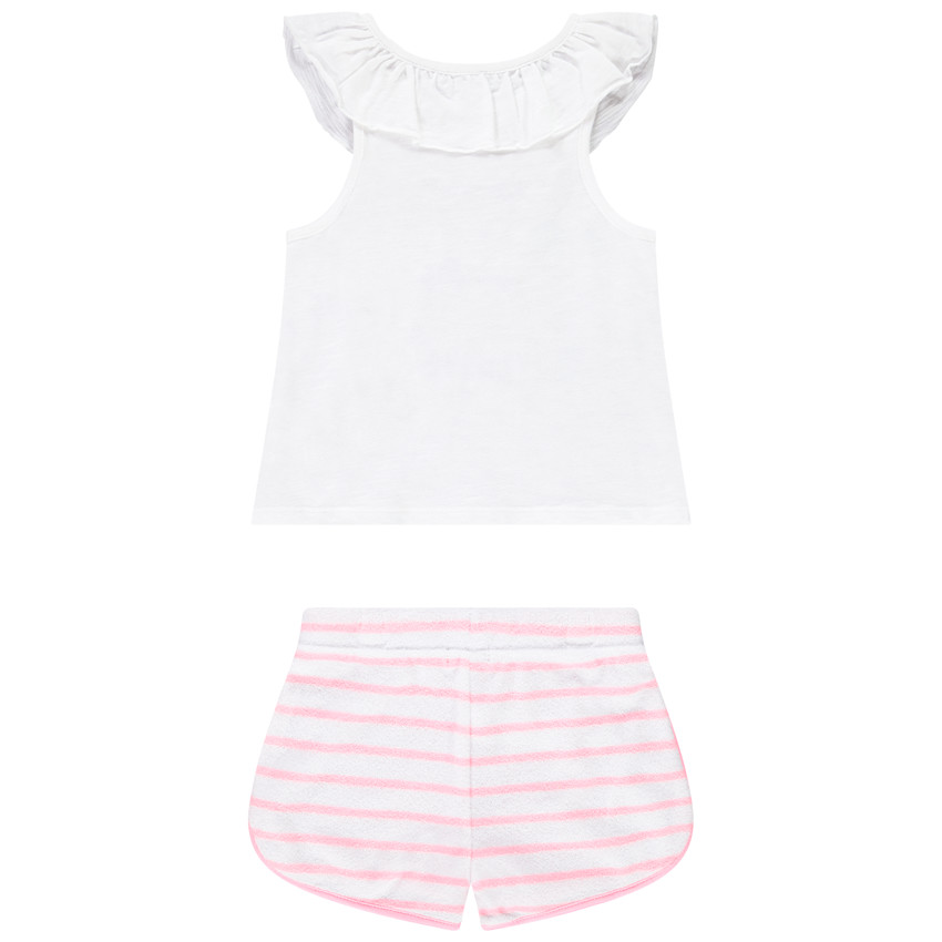 Ensemble de plage débardeur + short pour fille 