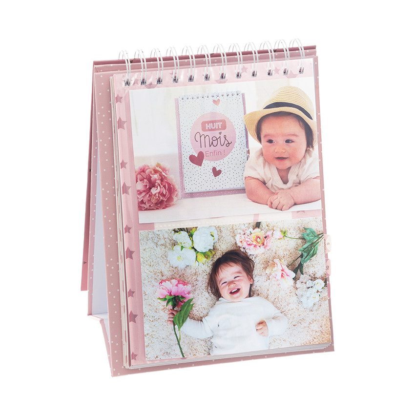 Album photo 0 à 12 mois à spirales  