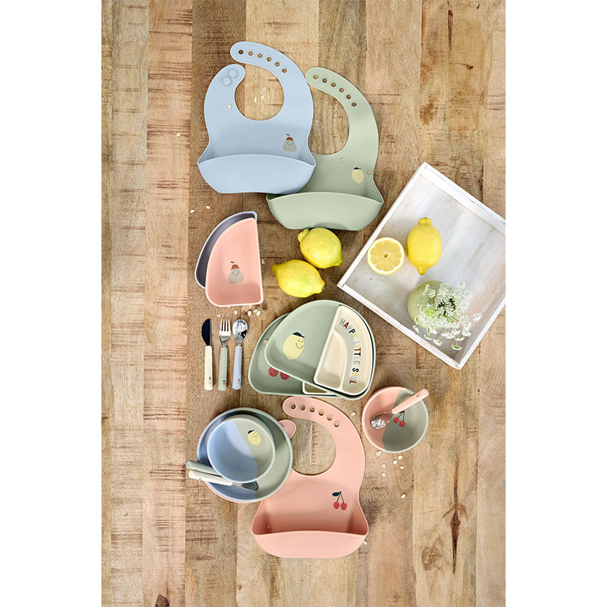 Bavoir silicone Happy Fruits Poire 1pc 