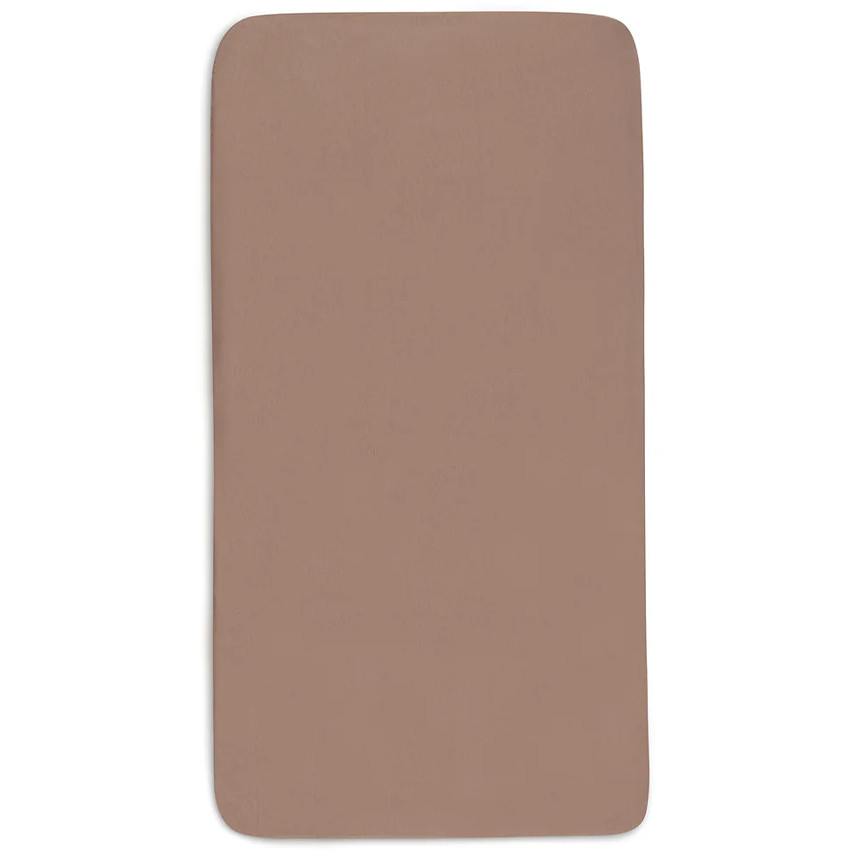 Housse matelas de parc jersey - Milky Coffee - 75x95 cm 