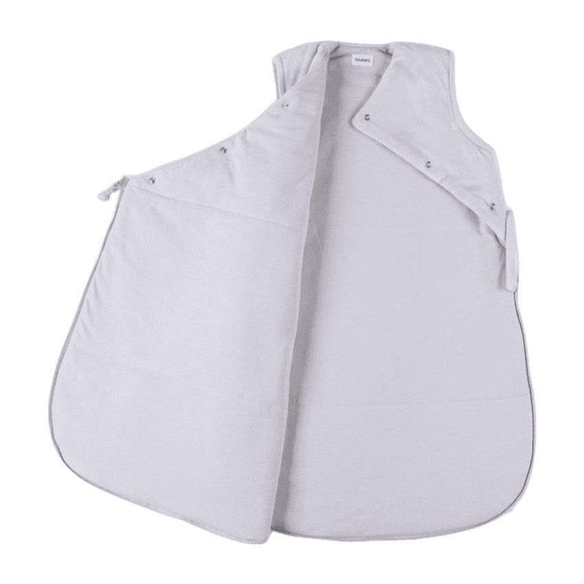 Gigoteuse sans manches en veloudoux Kendi 70 cm - Gris 