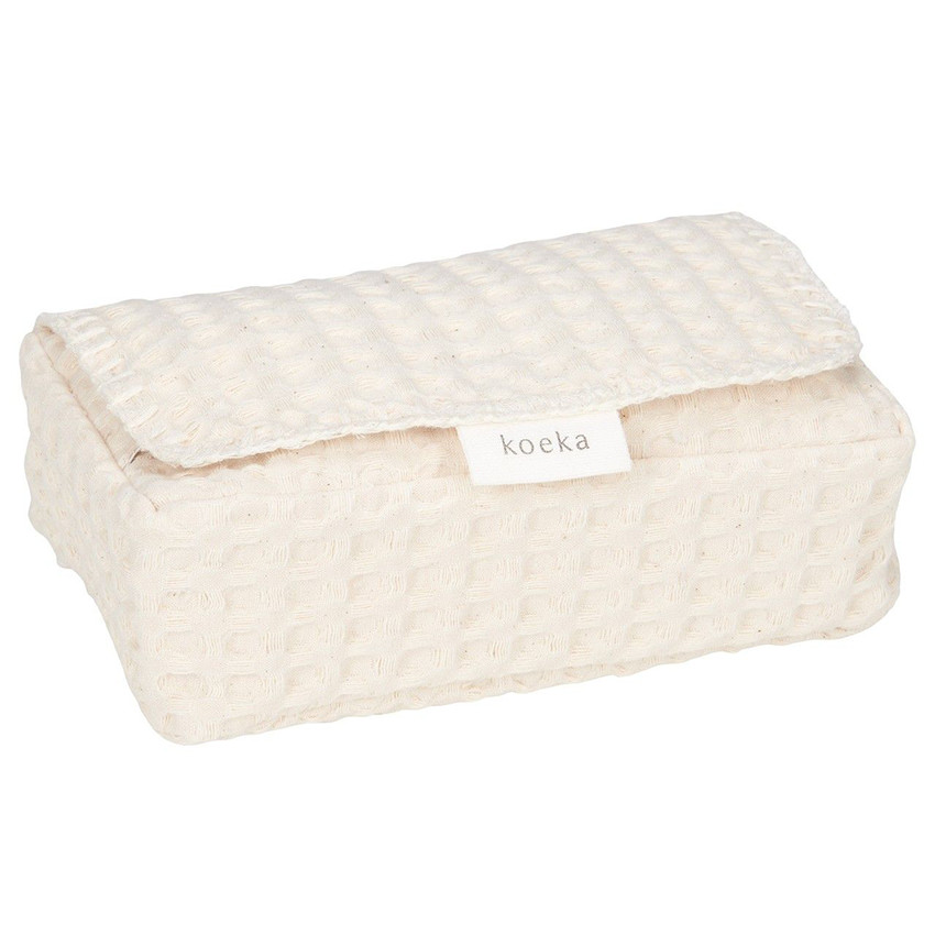 Housse de lingettes humides Gaufré Anwerp Natural 