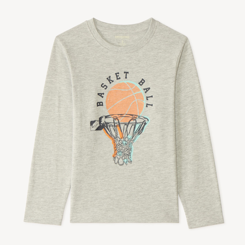 T-shirt manches longues print fantaisie garçon 