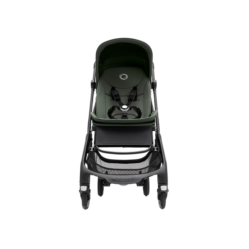 Poussette Butterfly complète - Noir/Vert forêt 