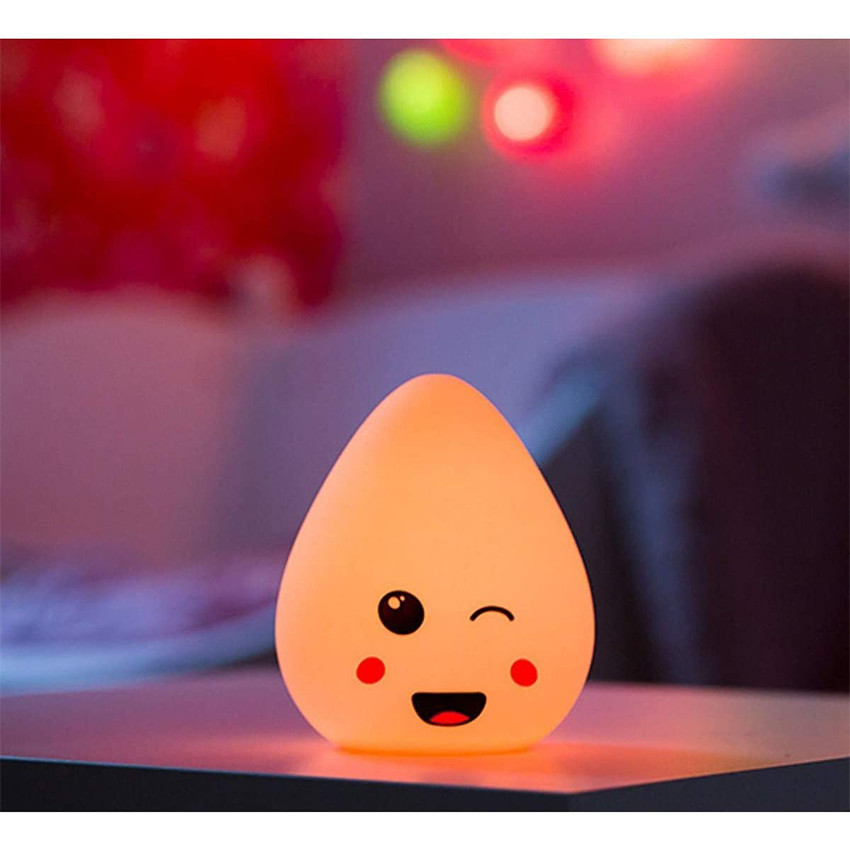 Mijn onafscheidelijk nachtlampje van silicone - Veelkleurig 