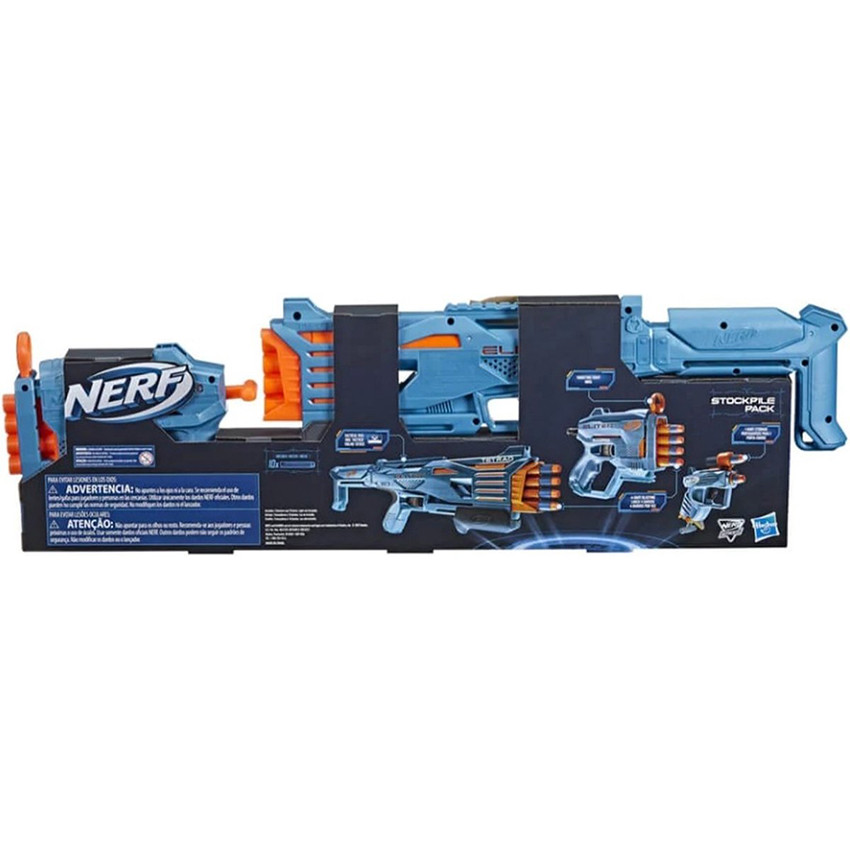 Pack Stockpile 3 pistolets Nerf Elite 2.0 