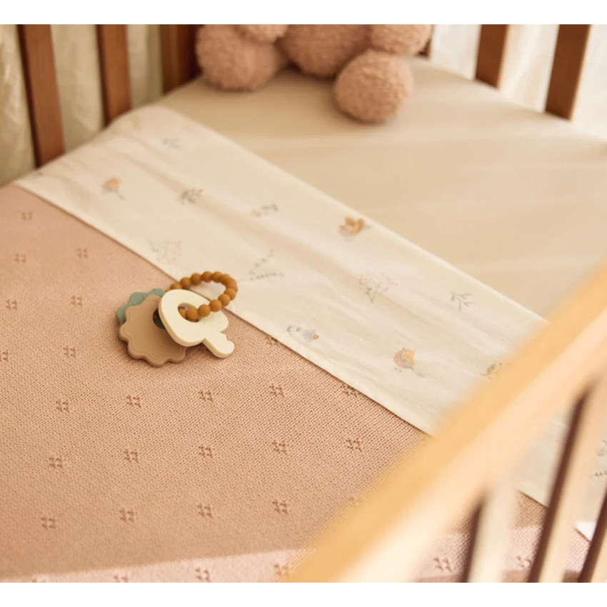 Deken bed Cosy Knit 100x150 cm Wild rose 