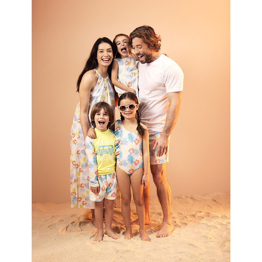 Langarmig UV-werend T-shirt met print voor jongens 