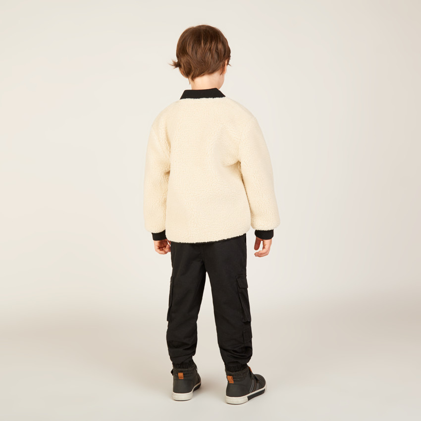 2-in-1 parka met sherpa vest voor jongens 