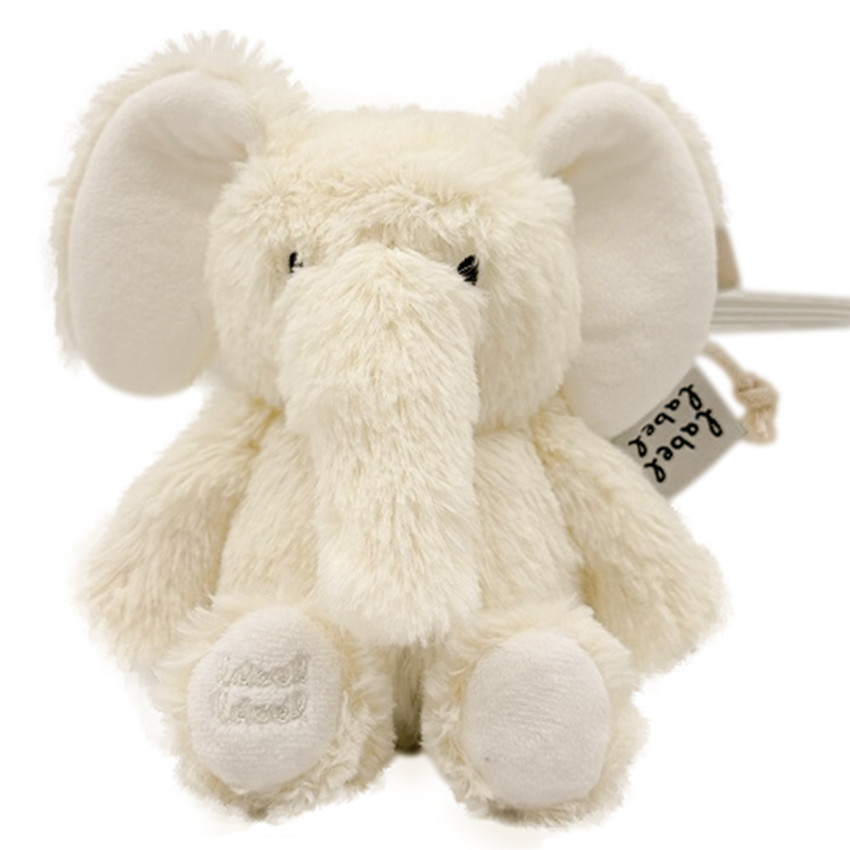 Kleine Knuffel Olifant Elly Ivoor Maat S 