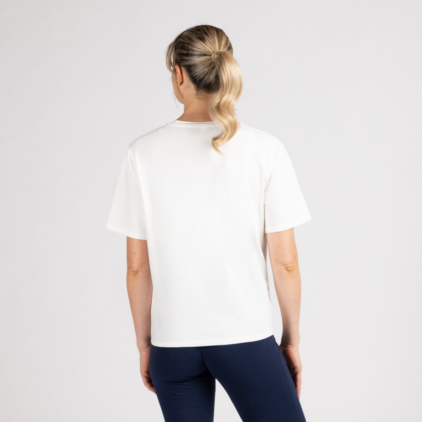 T-shirt met korte mouwen voor zwangerschap en borstvoeding met print 