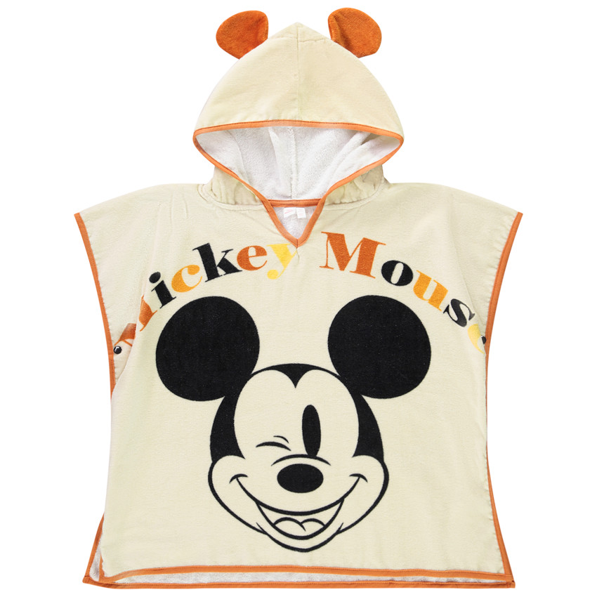 Mickey Disney Badcape van badstof voor jongen 