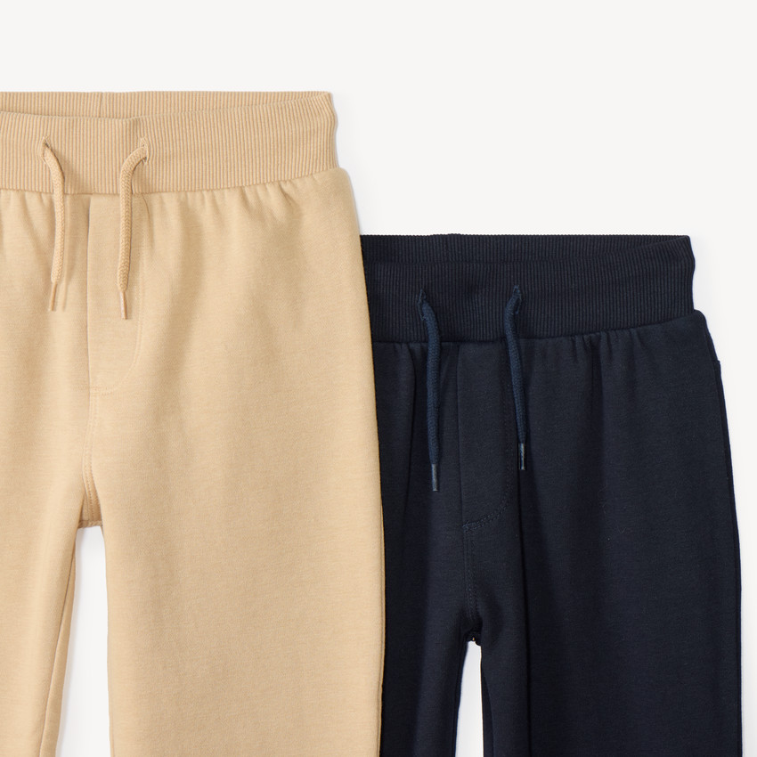 Lot de 2 ensembles de joggings molletonnés garçon 