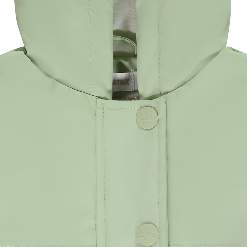 Parka gom effen waterafstotend en gewatteerd voor meisjes 