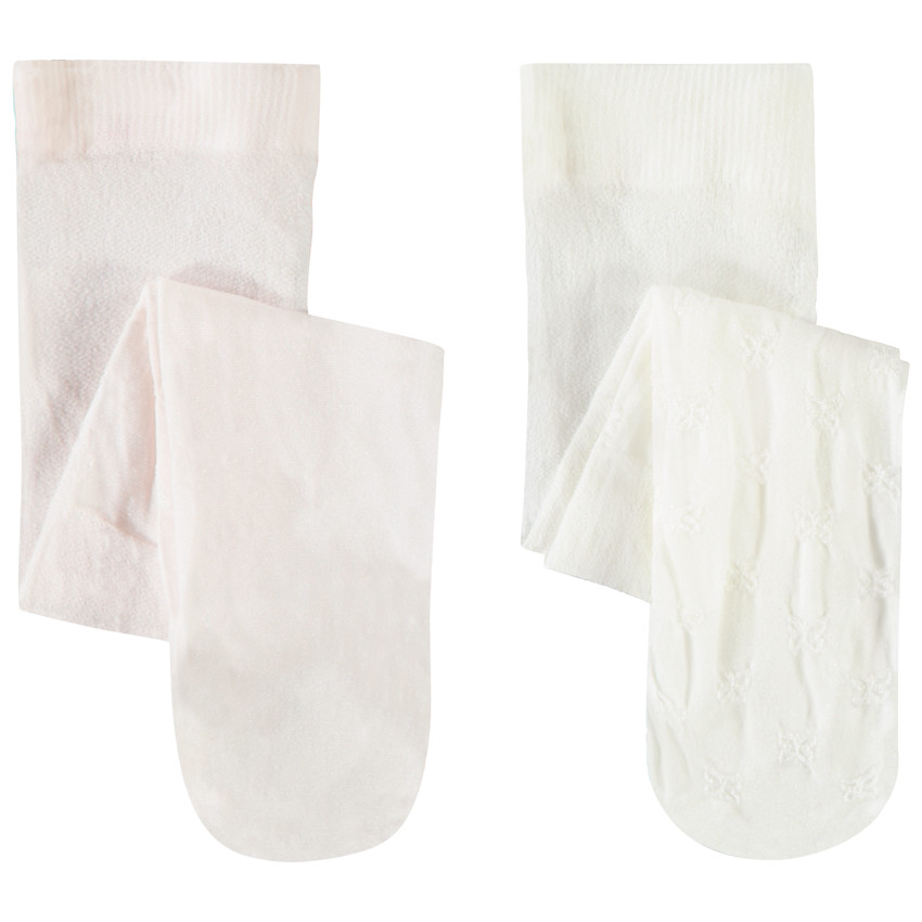 Paire de chaussettes mi-longues chiffon scintillant pour fille 