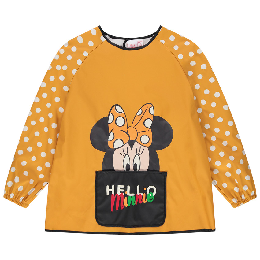 Tablier manches longues à pois print Minnie Disney 