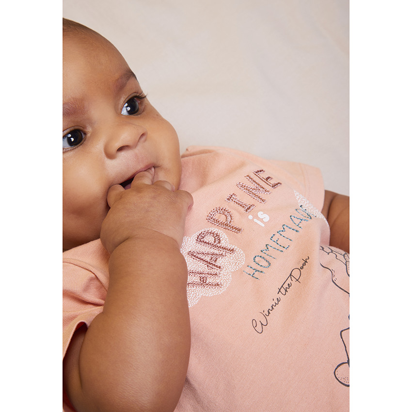 Ensemble t-shirt + bermuda imprimé Winnie Disney pour bébé garçon 