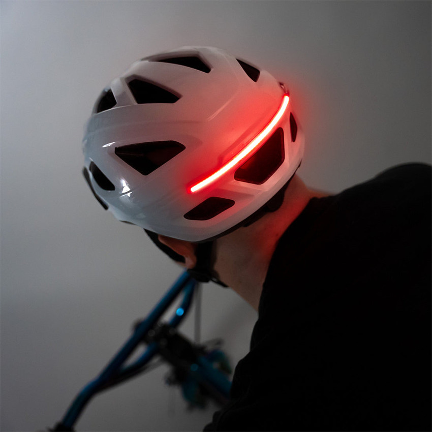 Éclairage LED Brightz pour casque de vélo Rouge 