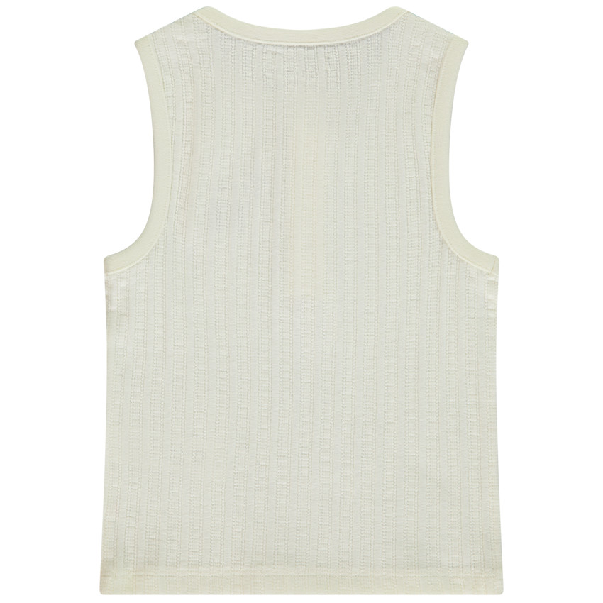 Débardeur côtelé avec dromadaire brodé pour bébé garçon 