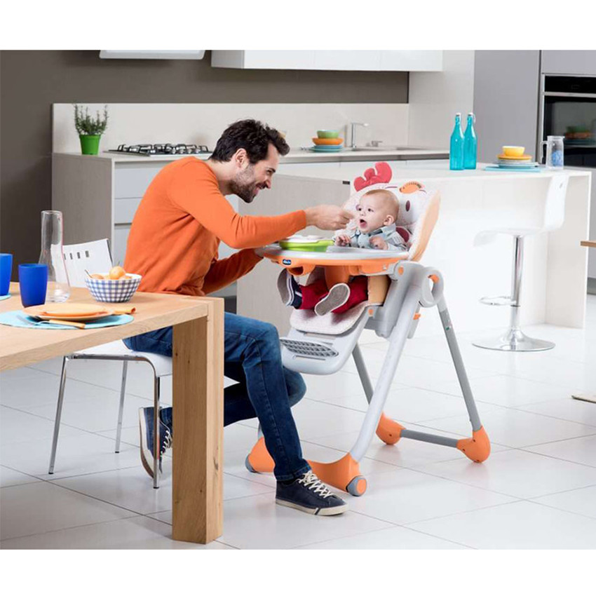 Chaise haute réglable Polly2Start - Fancy Chicken 