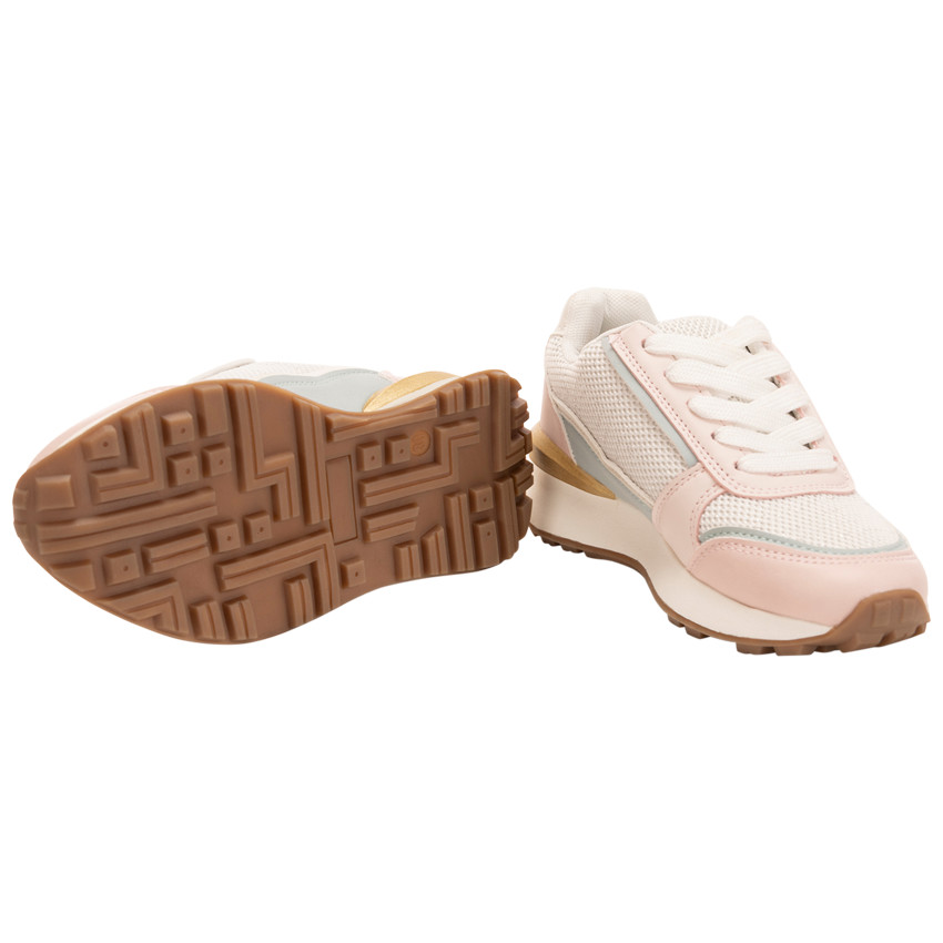 Baskets de sport en mesh avec empiècements pour fille 