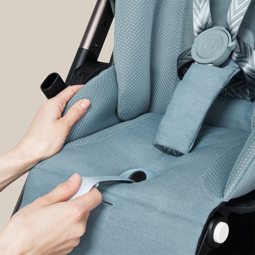 Poussette Balios S Lux 2023 - Châssis Taupe / Siège Sky Blue 