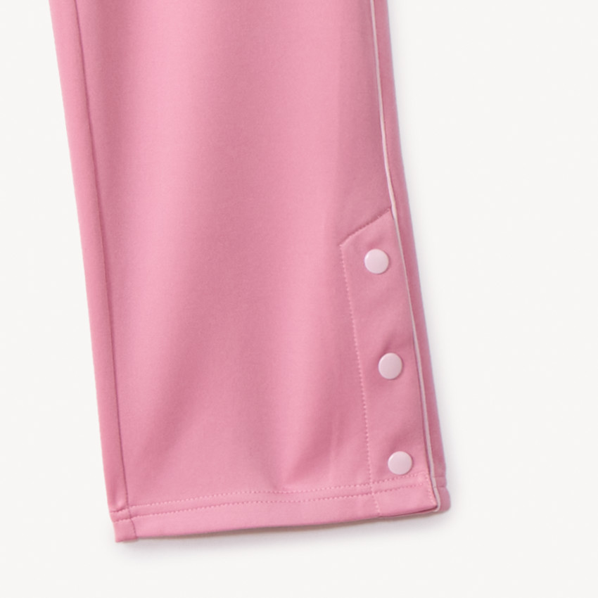 Joggingset in effen interlock voor meisjes 