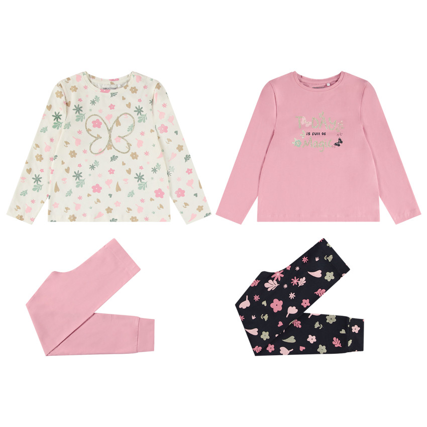 Set van 2 lange pyjama