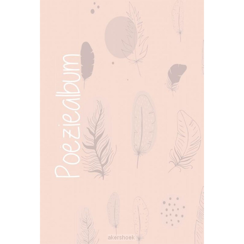 Livre Album de poésie "Texte Néelandais" Rose 