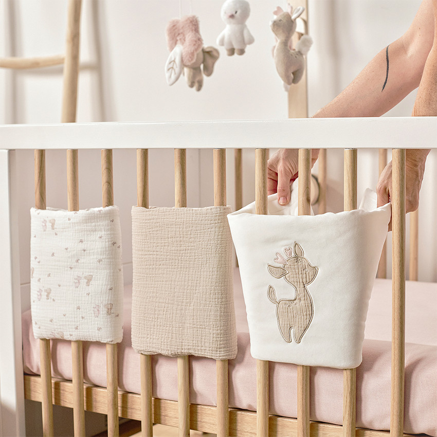 Set van 6 spijlenbeschermers voor babybed en park Fanfan 