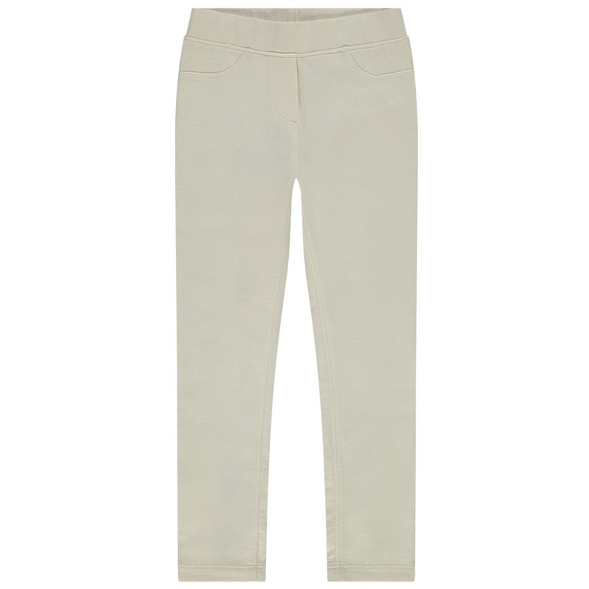 Jegging en molleton uni fille 