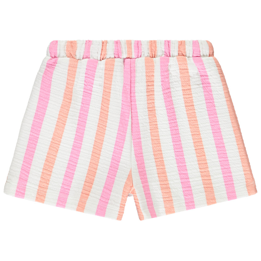 Korte gestreepte short voor meisjes 