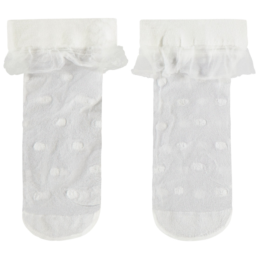 Paren van sokken met chiffon-effect voor meisjes 