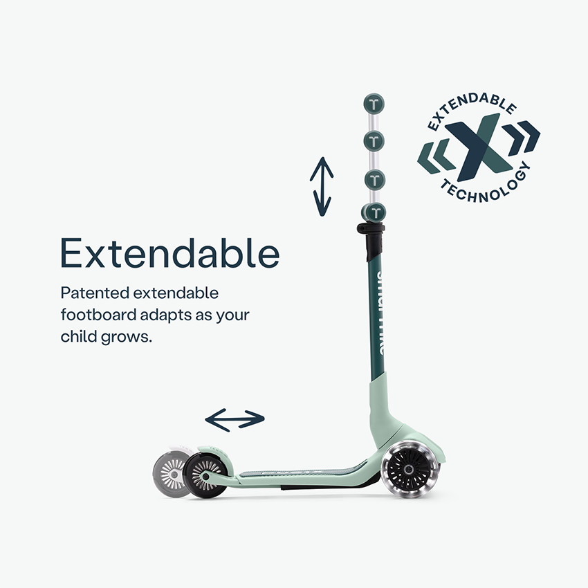 Trottinette 3 roues Xtend Mini-Ride 12M-9ans Soft Mint 